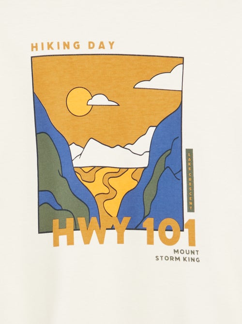 T-shirt comfort stampato - Kiabi