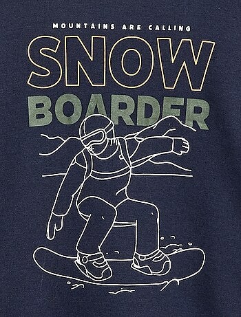 T-shirt comfort stampato