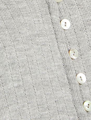 T-shirt donna grigia in cotone Barcolana