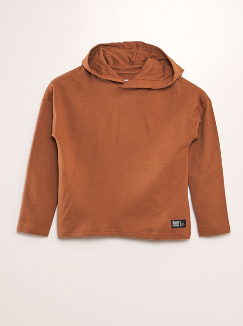 T-shirt con cappuccio - Kiabi