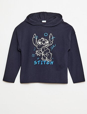T-shirt con cappuccio 'Stitch'