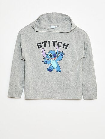 T-shirt con cappuccio 'Stitch'