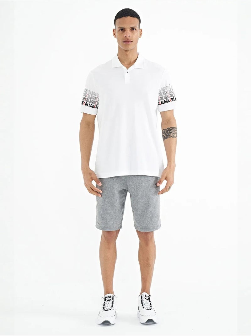 T-shirt con colletto polo stampata tommy Bianco - Kiabi