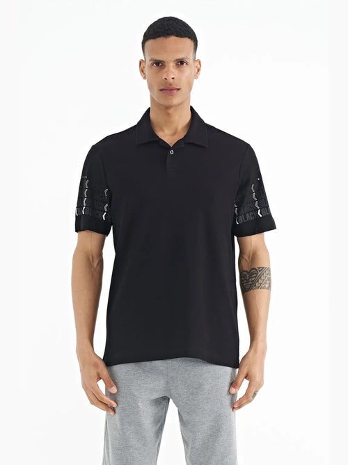 T-shirt con colletto polo stampata tommy - Kiabi