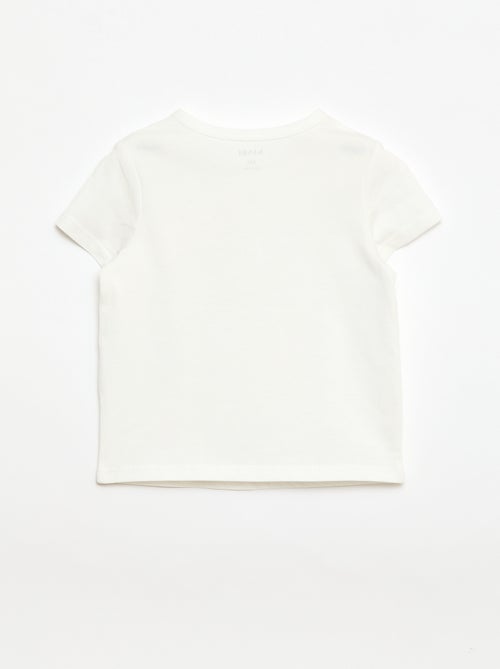 T-shirt con collo alla tunisina abbottonato - Kiabi