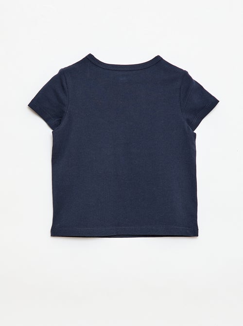 T-shirt con collo alla tunisina abbottonato - Kiabi