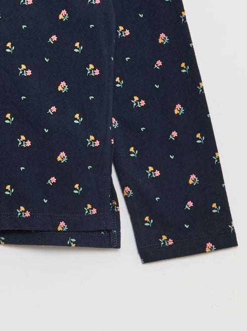 T-shirt con collo rotondo con volant - So Easy - Kiabi