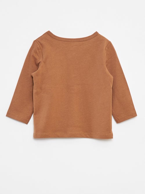 T-shirt con collo serafino - Kiabi