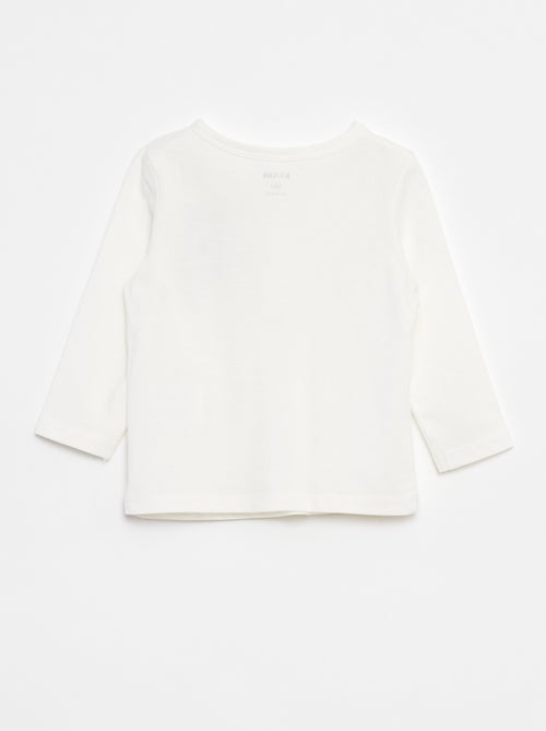 T-shirt con collo serafino - Kiabi