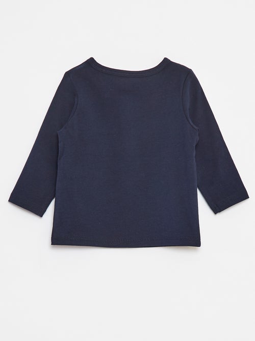 T-shirt con collo serafino - Kiabi