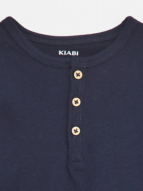 T-shirt con collo serafino - Kiabi