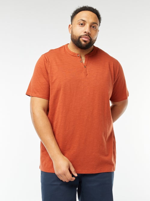 T-shirt con collo serafino - Kiabi