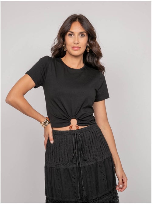 T-shirt con dettagli gioiello FUXIANO - Kiabi T-shirt con dettagli gioiello FUXIANO - Kiabi