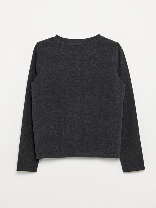 T-shirt con dettagli in perle - Kiabi T-shirt con dettagli in perle - Kiabi