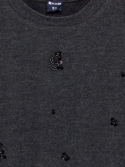 T-shirt con dettagli in perle - Kiabi T-shirt con dettagli in perle - Kiabi