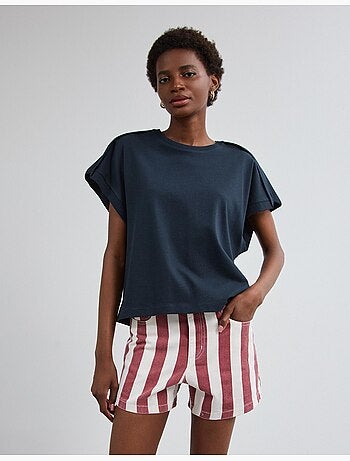 T-shirt con dettagli, mo fashion
