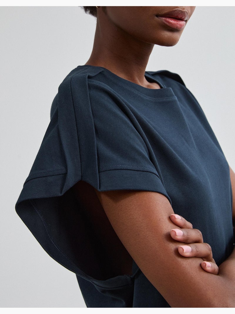 T-shirt con dettagli, mo fashion Blu - Kiabi