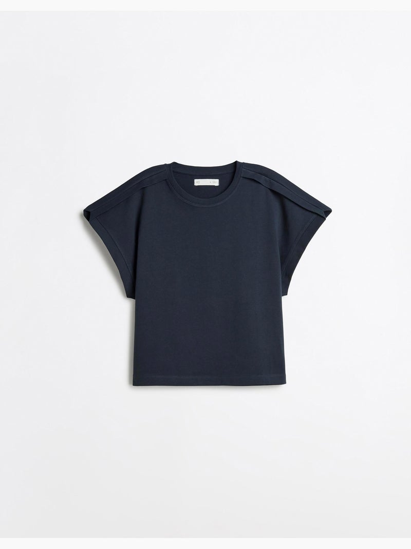 T-shirt con dettagli, mo fashion Blu - Kiabi