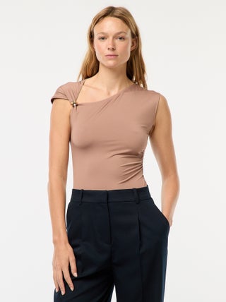 T-shirt con dettaglio gioiello