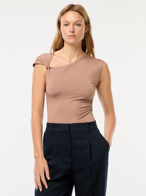 T-shirt con dettaglio gioiello - Kiabi