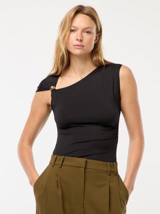 T-shirt con dettaglio gioiello