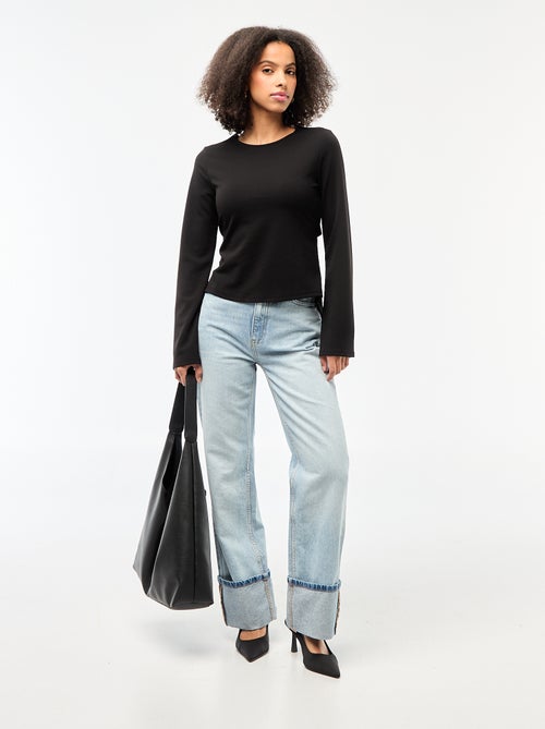 T-shirt con dettaglio schiena scoperta - Kiabi