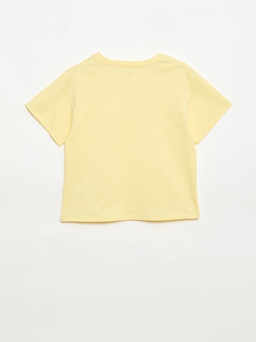 T-shirt con fiori in macramè - Kiabi