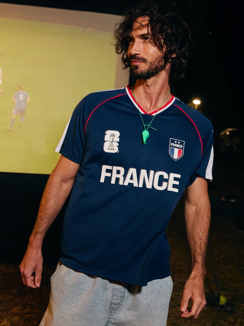 T-shirt con licenza ufficiale della Coppa del Mondo FIFA 26™ - Belgio Blu - Kiabi