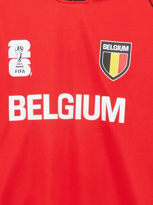 T-shirt con licenza ufficiale della Coppa del Mondo FIFA 26™ - Belgio - Kiabi T-shirt con licenza ufficiale della Coppa del Mondo FIFA 26™ - Belgio - Kiabi