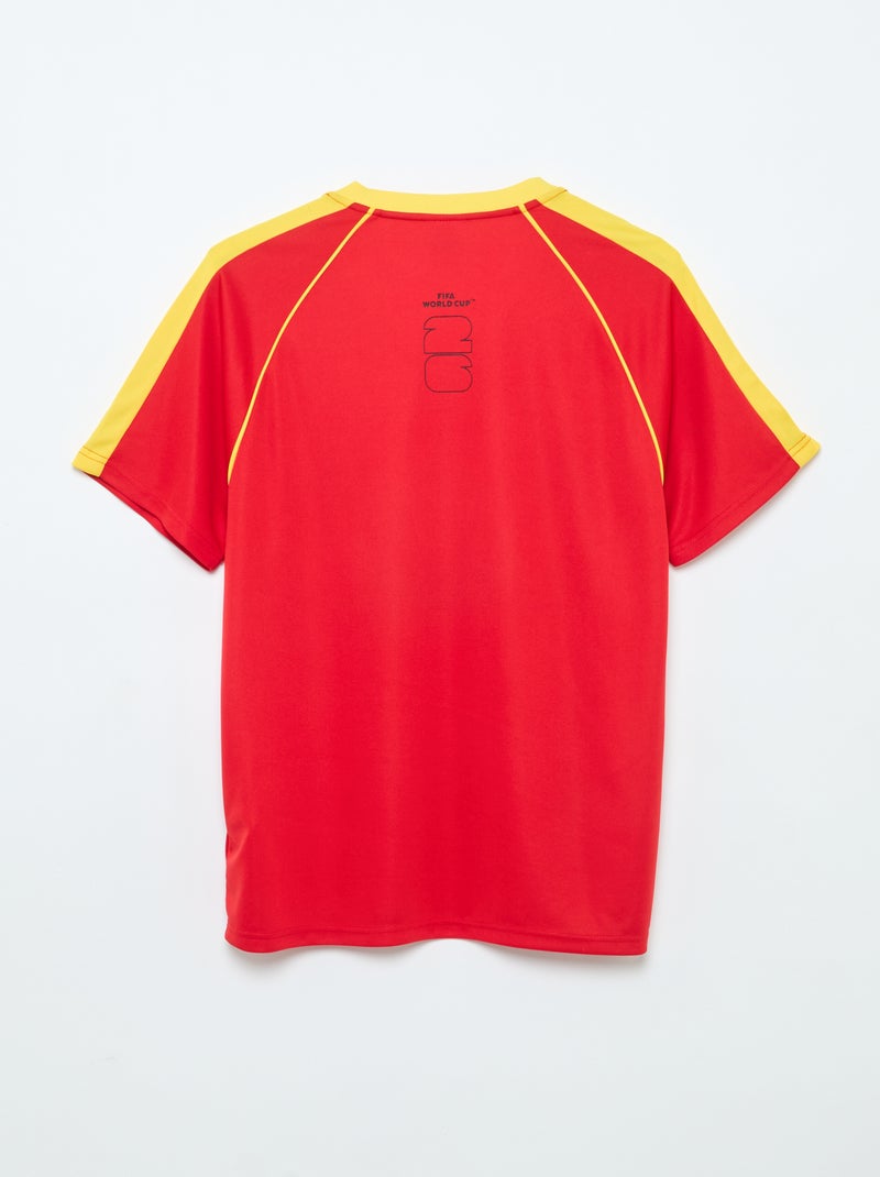 T-shirt con licenza ufficiale della Coppa del Mondo FIFA 26™ - Belgio Rosso - Kiabi