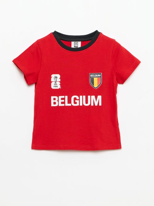 T-shirt con licenza ufficiale della Coppa del Mondo FIFA 26™ - Belgio - Kiabi