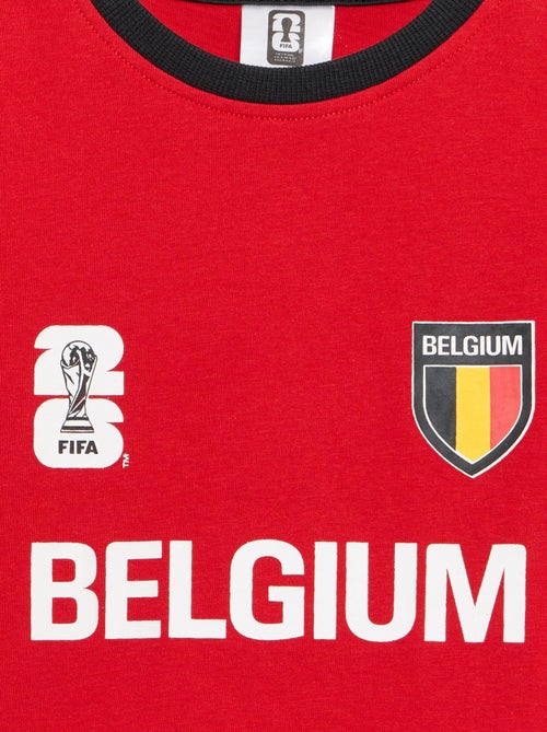 T-shirt con licenza ufficiale della Coppa del Mondo FIFA 26™ - Belgio - Kiabi