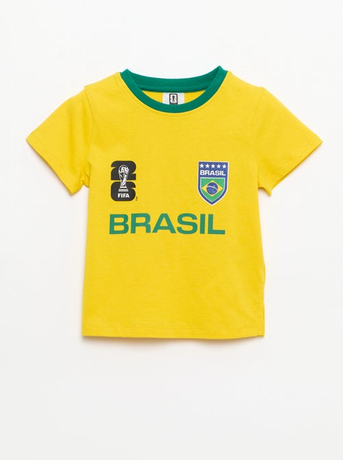 T-shirt con licenza ufficiale della Coppa del Mondo FIFA 26™ - Brasile - Kiabi