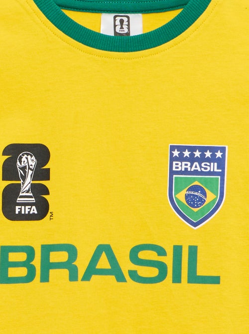 T-shirt con licenza ufficiale della Coppa del Mondo FIFA 26™ - Brasile - Kiabi