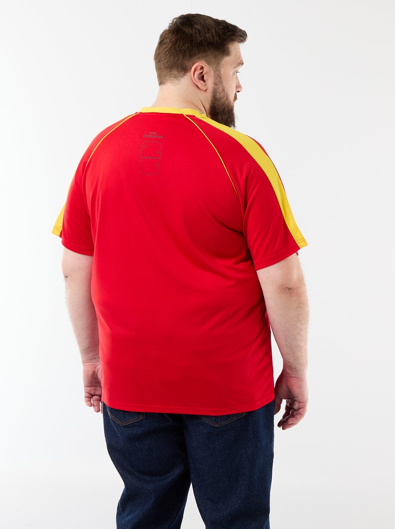 T-shirt con licenza ufficiale della Coppa del Mondo FIFA 26™ - Spagna Rosso - Kiabi
