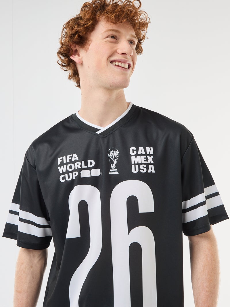T-shirt con licenza ufficiale della Coppa del Mondo FIFA 26™ Nero - Kiabi