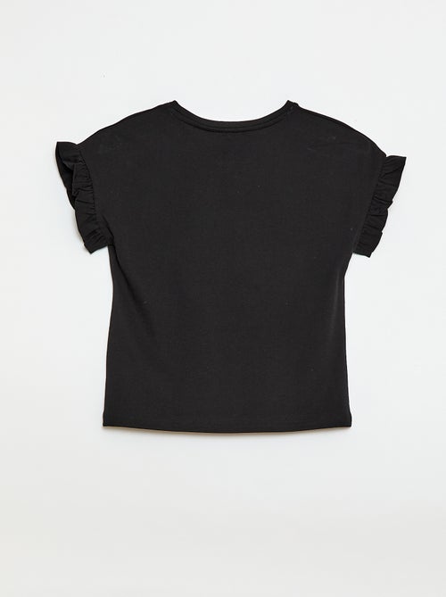 T-shirt con maniche a volant - Kiabi