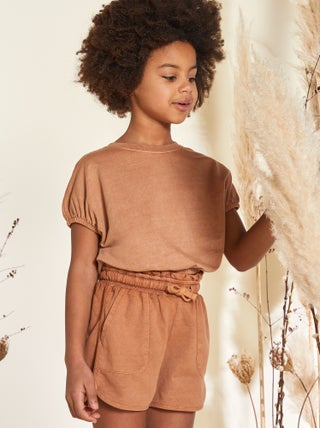 T-shirt con maniche elasticizzate