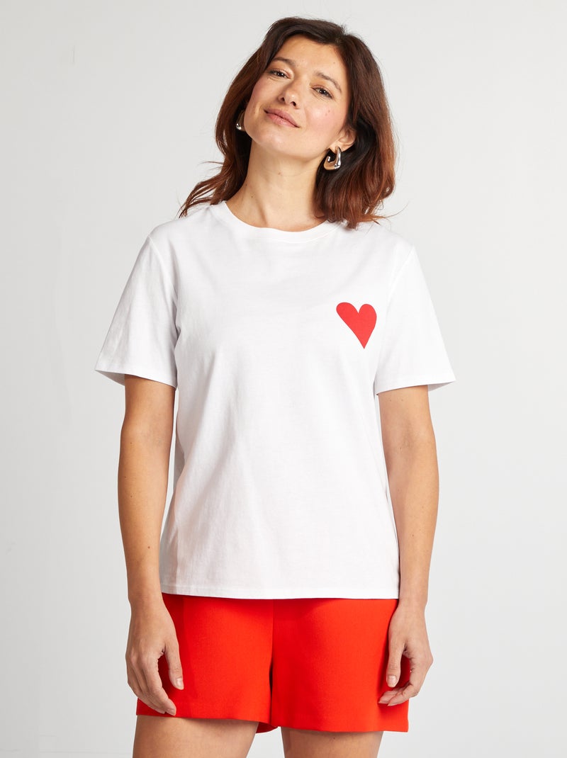 T-shirt con messaggio Addio al Nubilato BIANCO - Kiabi