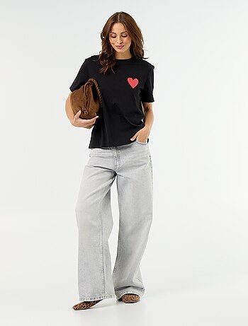 T-shirt con messaggio EVJF
