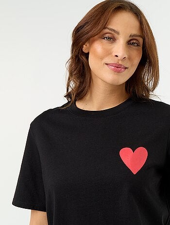 T-shirt con messaggio EVJF