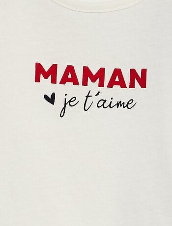 T-shirt con messaggio