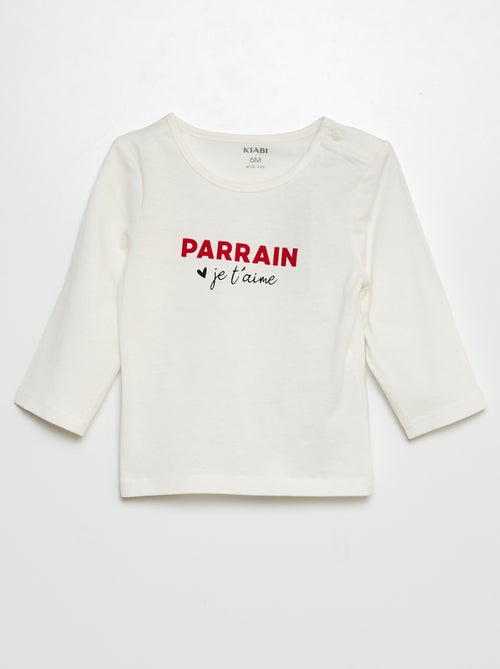 T-shirt con messaggio - Kiabi