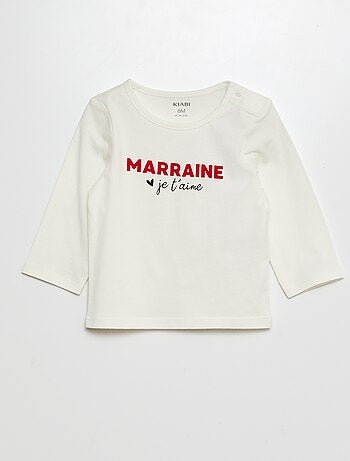 T-shirt con messaggio