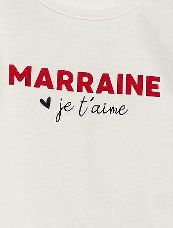 T-shirt con messaggio