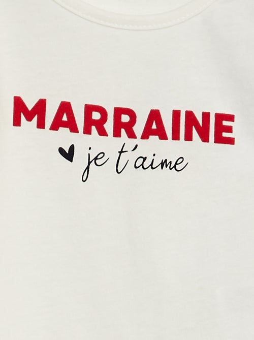 T-shirt con messaggio - Kiabi