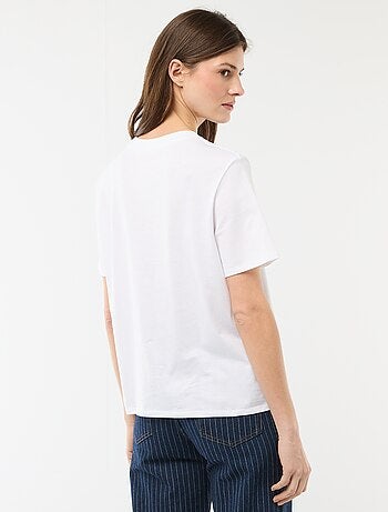 T-shirt con messaggio EVJF