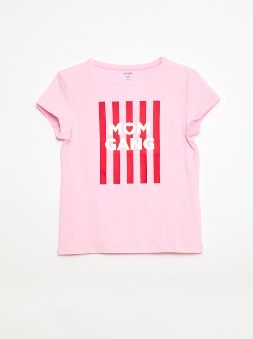 T-shirt con messaggio festa della mamma - Kiabi