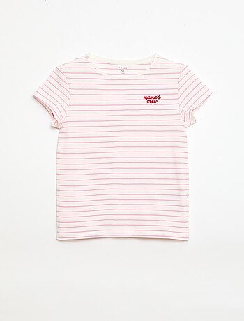 T-shirt con messaggio festa della mamma