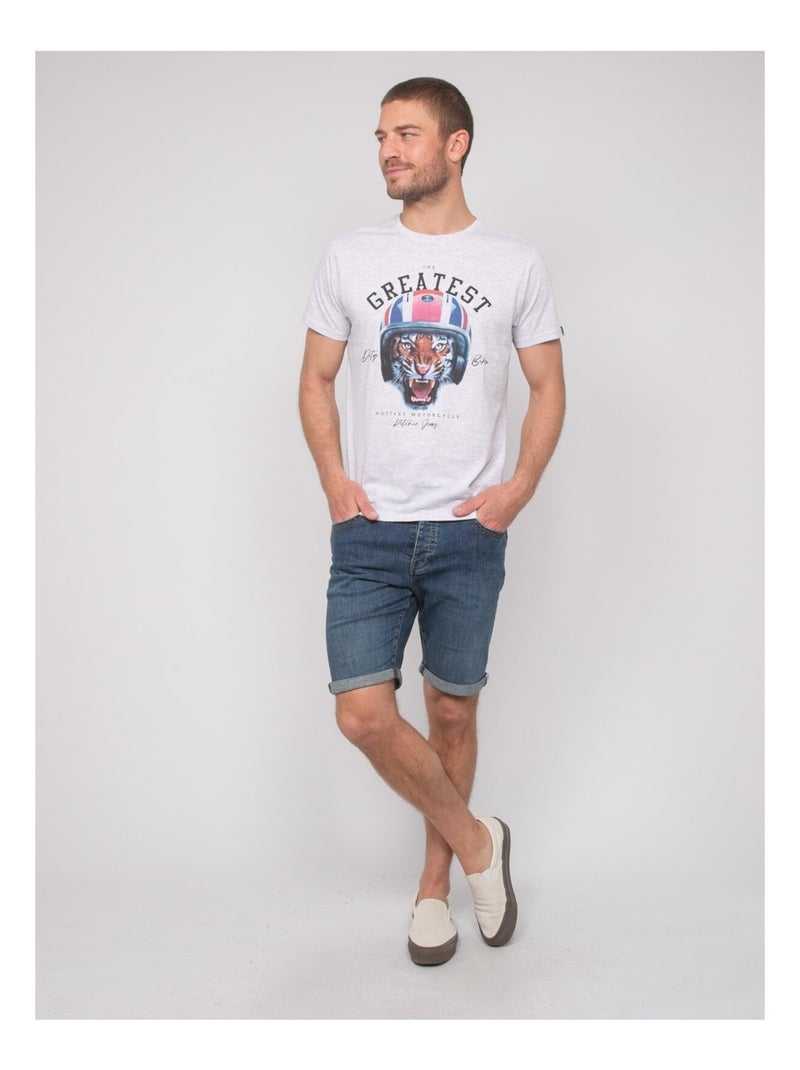 T-shirt con motivi NIWONKA Ecru - Kiabi
